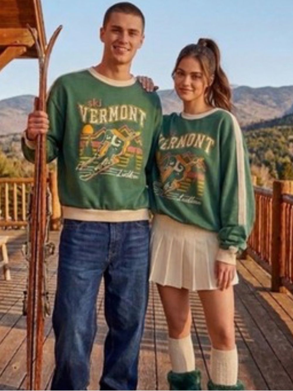 IML Ski Vermont Ludlow Pullover Crewneck Sweatshirt